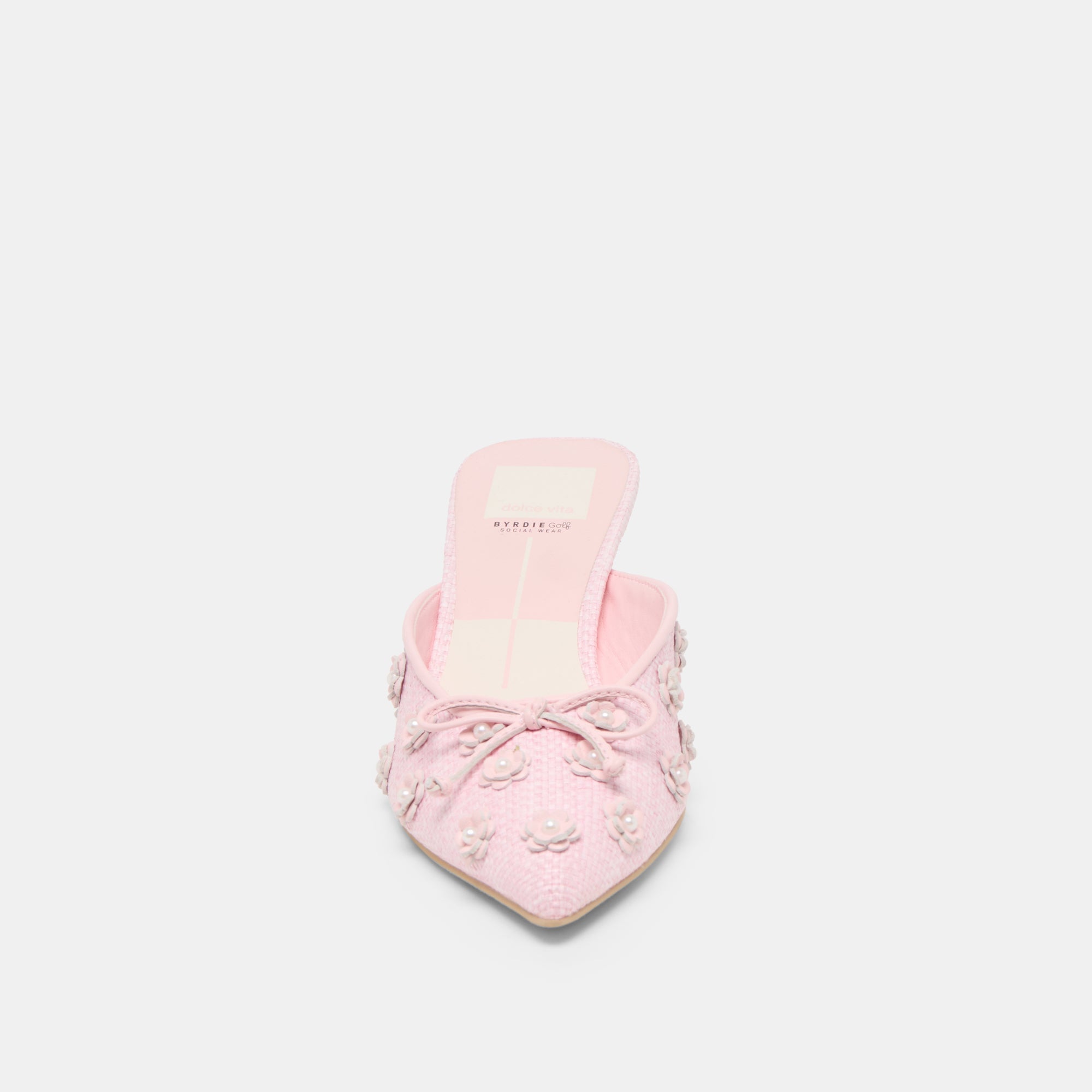 Camilo X Byrdie Golf Pink Raffia Heels | Dolce Vita Women