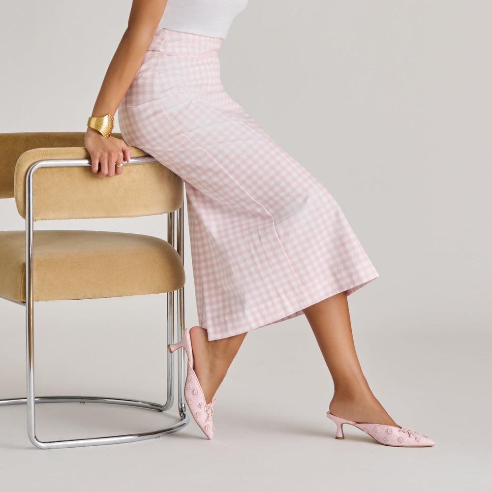 Camilo X Byrdie Golf Pink Raffia Heels | Dolce Vita Women