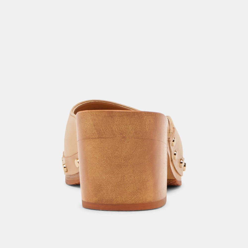 CAMYN HEELS CAFE LEATHER | Women Dolce Vita