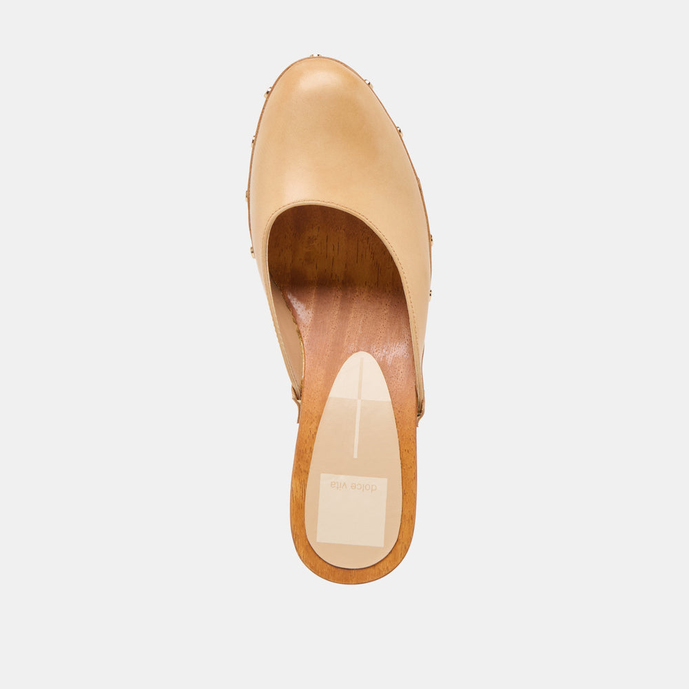 CAMYN HEELS CAFE LEATHER | Women Dolce Vita