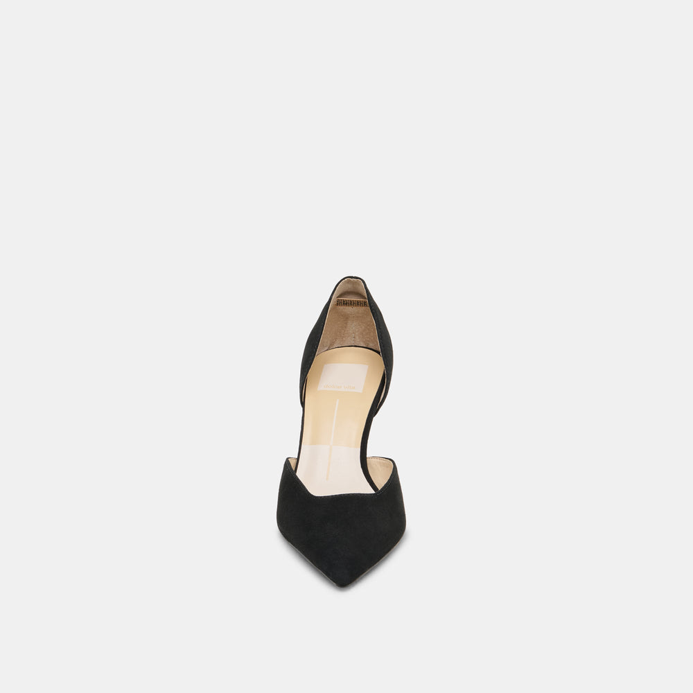 ELOY HEELS ONYX SUEDE | Dolce Vita Women