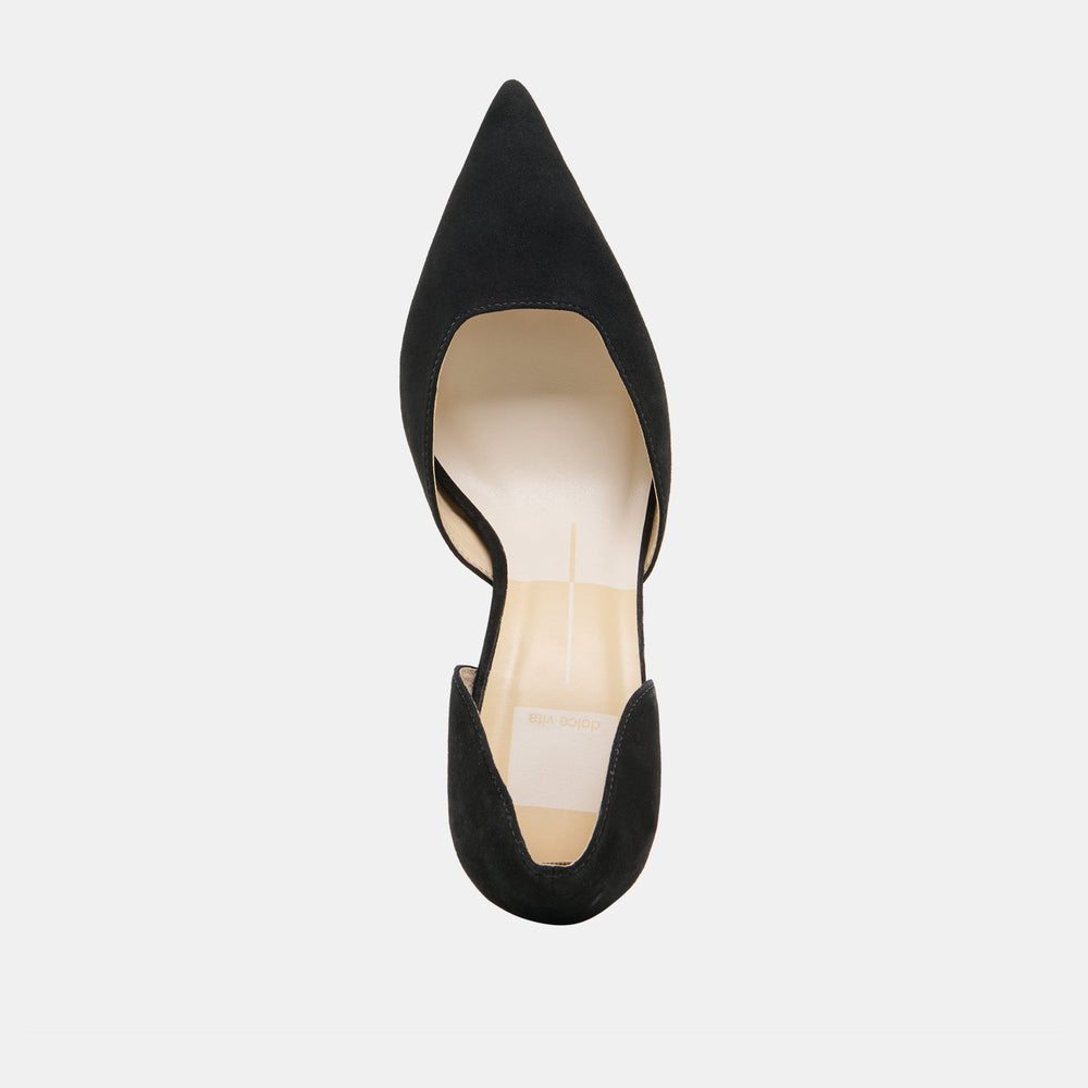 ELOY HEELS ONYX SUEDE | Dolce Vita Women