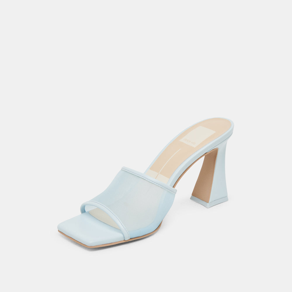 NARDA HEELS ICE BLUE MESH | Women Dolce Vita