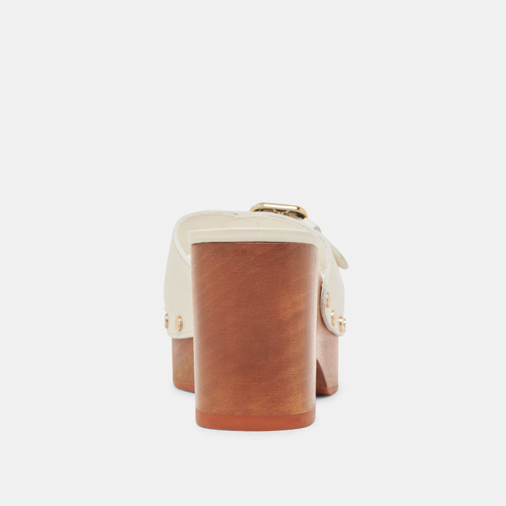 YALAH HEELS OFF WHITE LEATHER | Dolce Vita Women