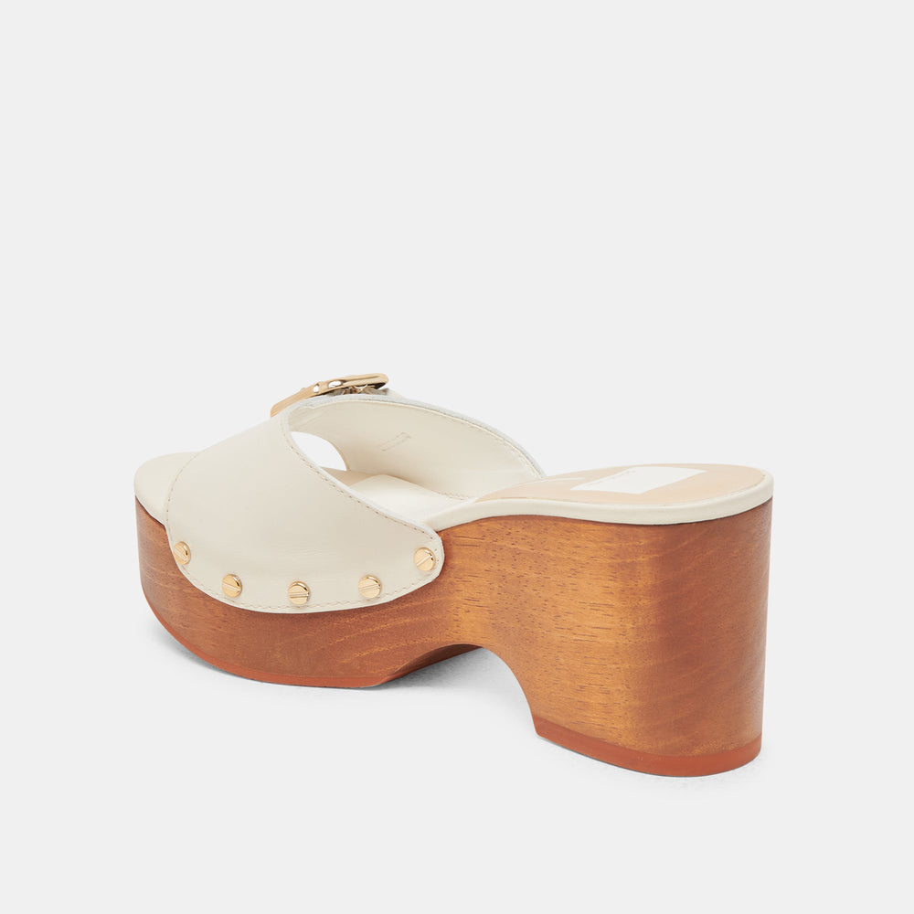 YALAH HEELS OFF WHITE LEATHER | Dolce Vita Women