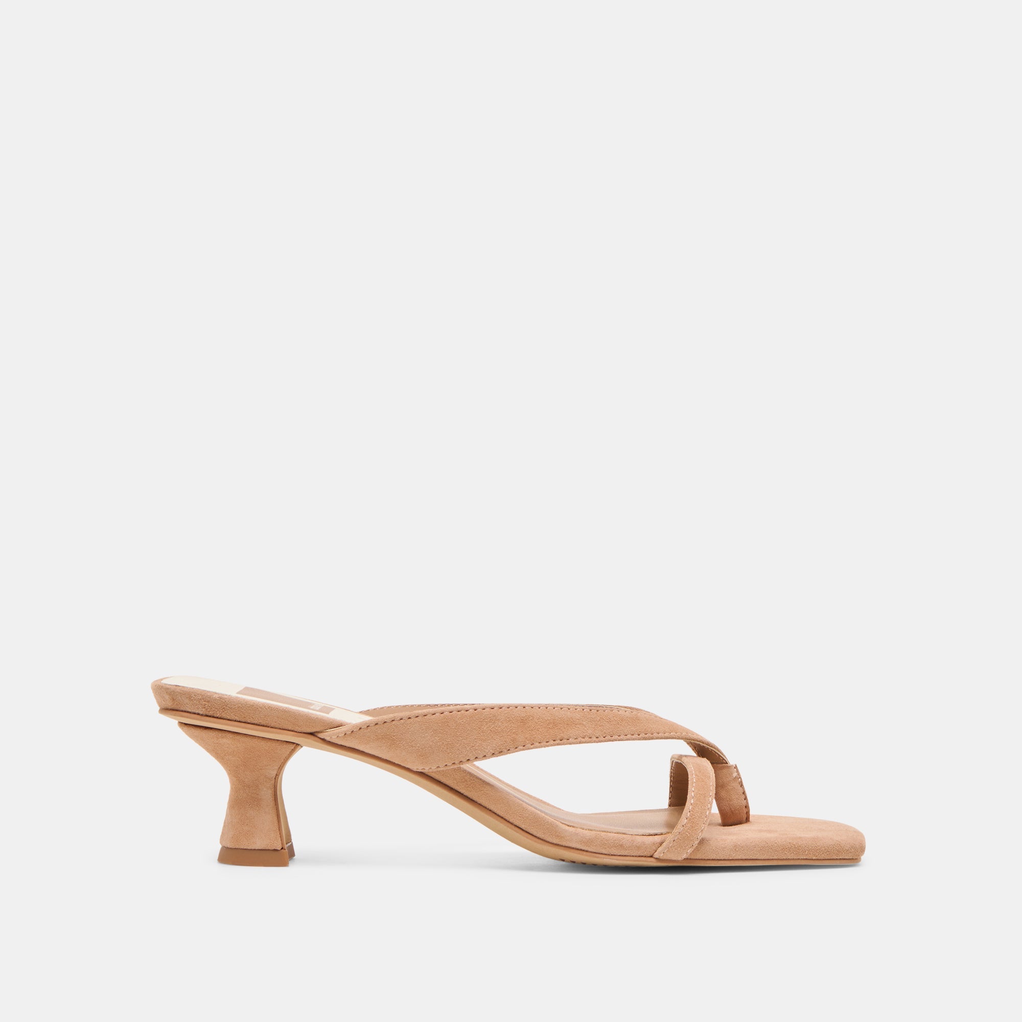 Brevel Toffee Suede Heels | Women Dolce Vita