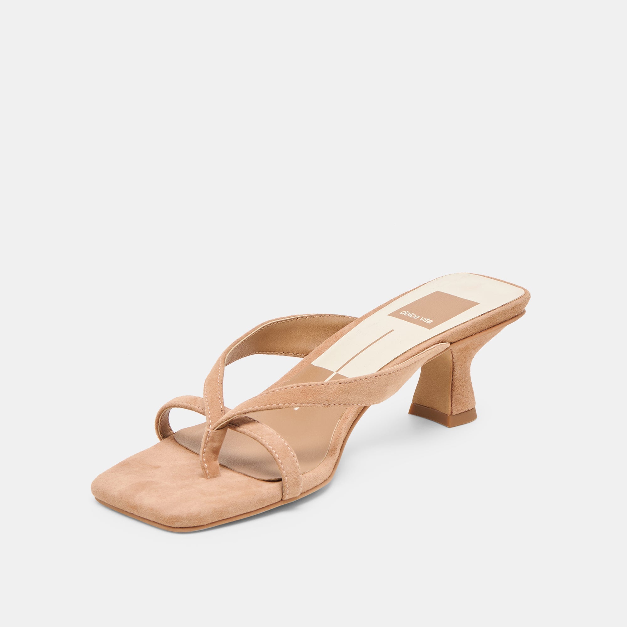 Brevel Toffee Suede Heels | Women Dolce Vita