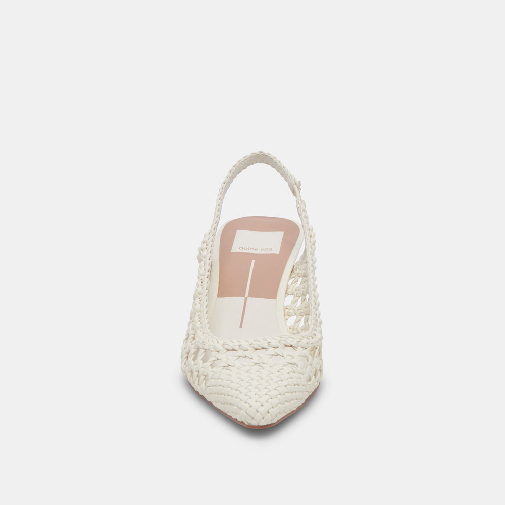 OLYMPA HEELS WHITE STELLA | Women Dolce Vita