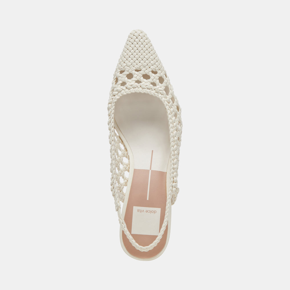OLYMPA HEELS WHITE STELLA | Women Dolce Vita