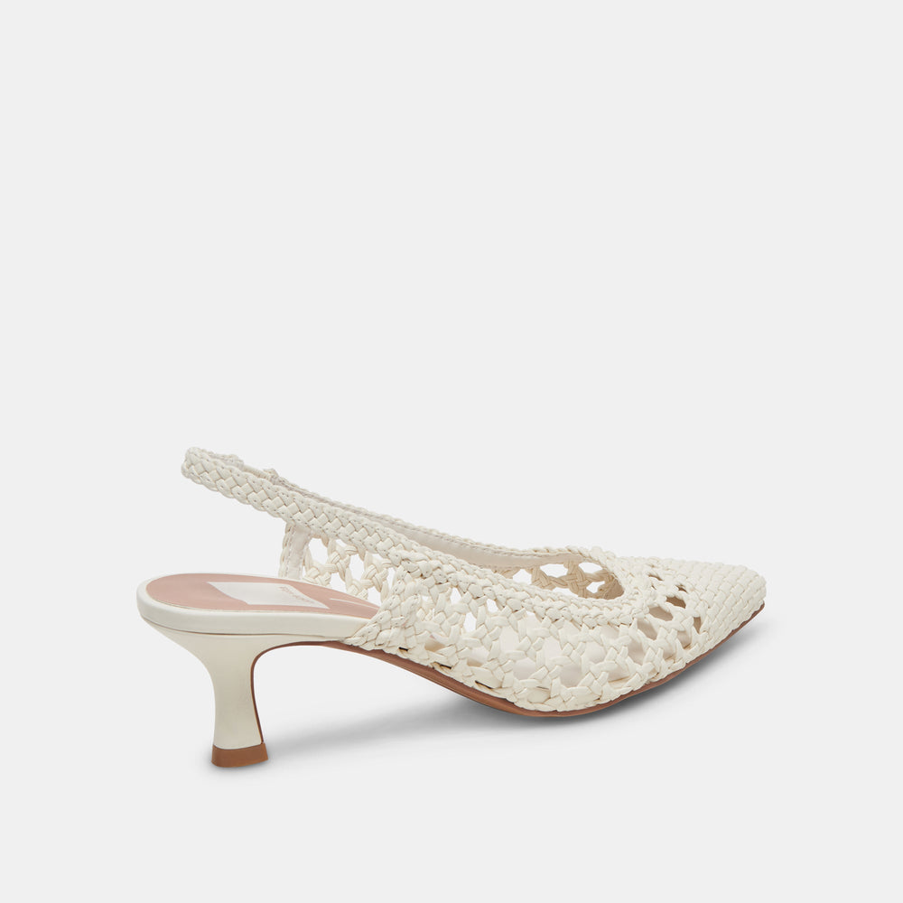 OLYMPA HEELS WHITE STELLA | Women Dolce Vita
