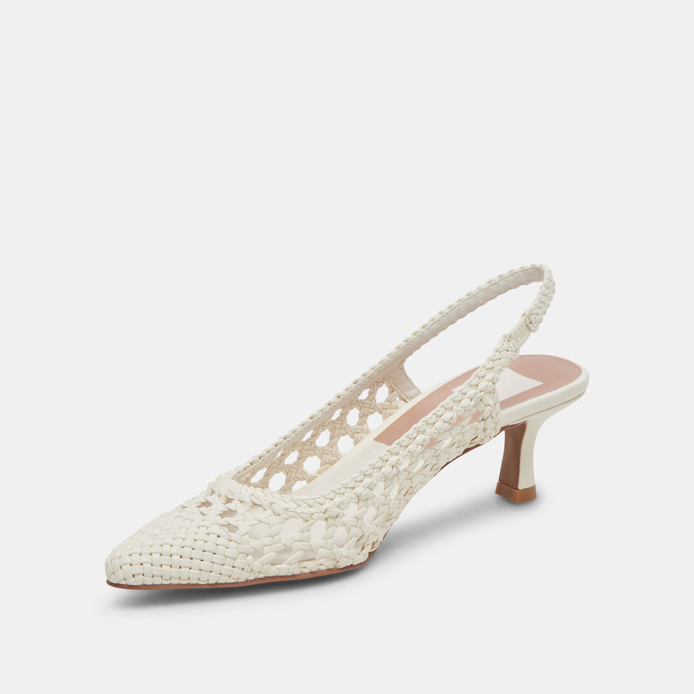 OLYMPA HEELS WHITE STELLA | Women Dolce Vita