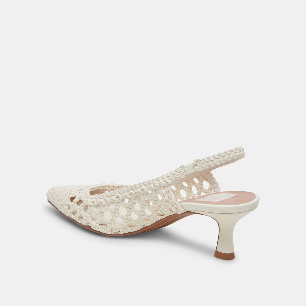 OLYMPA HEELS WHITE STELLA | Women Dolce Vita