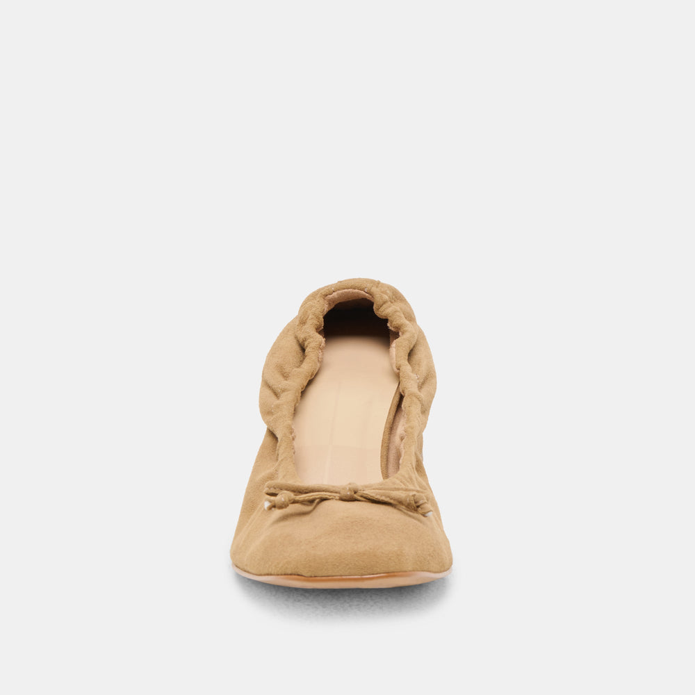 Karmin Dk Taupe Suede Heels | Women Dolce Vita