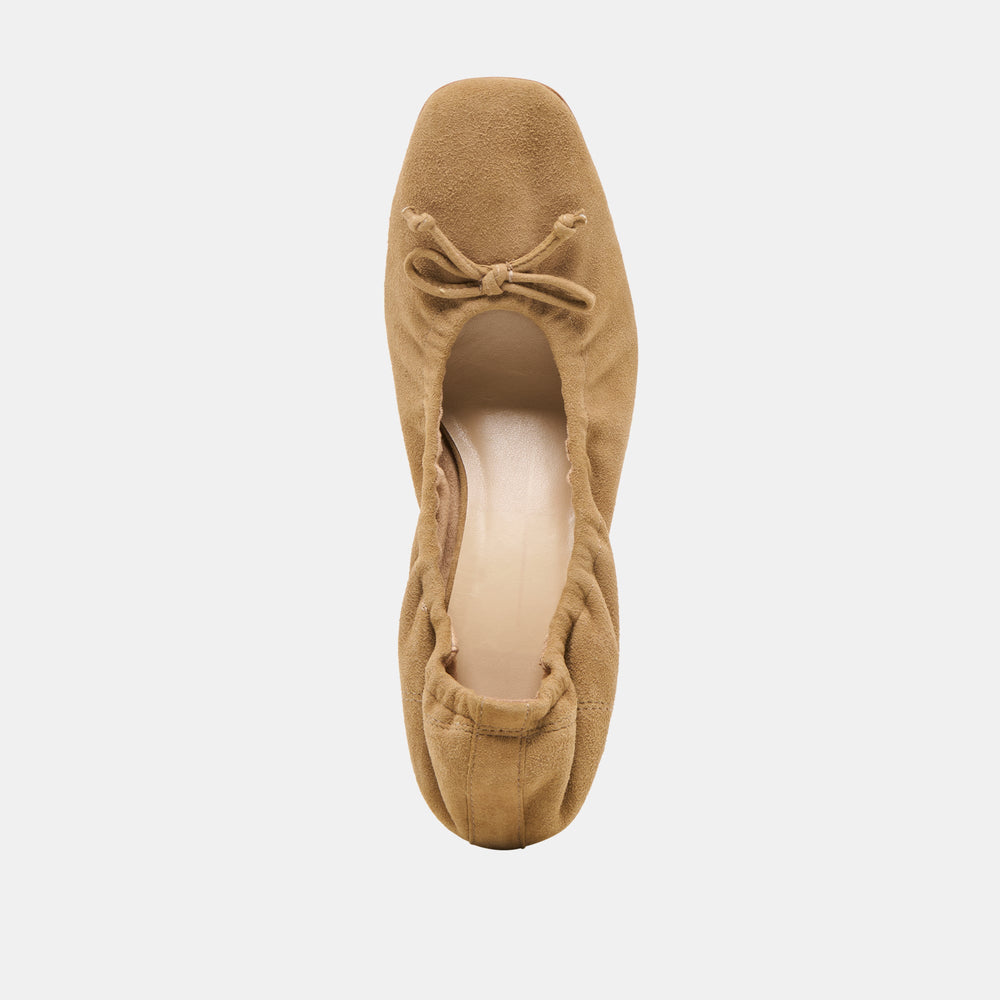 Karmin Dk Taupe Suede Heels | Women Dolce Vita
