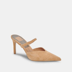 KANIKA WIDE HEELS TAN SUEDE | Dolce Vita Women