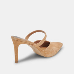 KANIKA WIDE HEELS TAN SUEDE | Dolce Vita Women