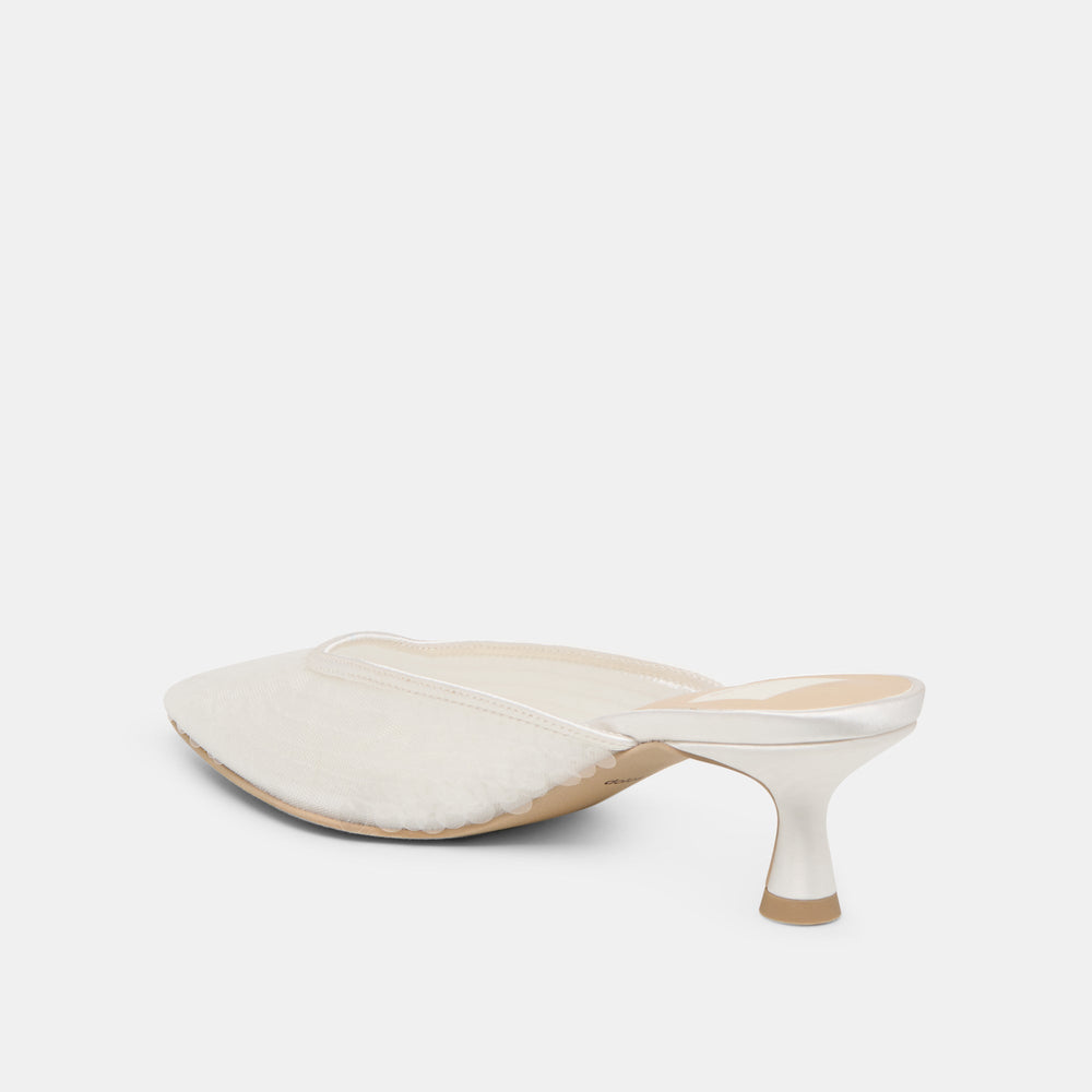 Cleo Ivory Sequin Heels | Women Dolce Vita