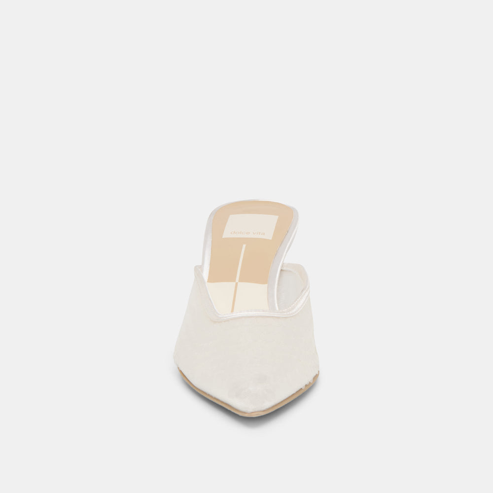 Cleo Ivory Sequin Heels | Women Dolce Vita