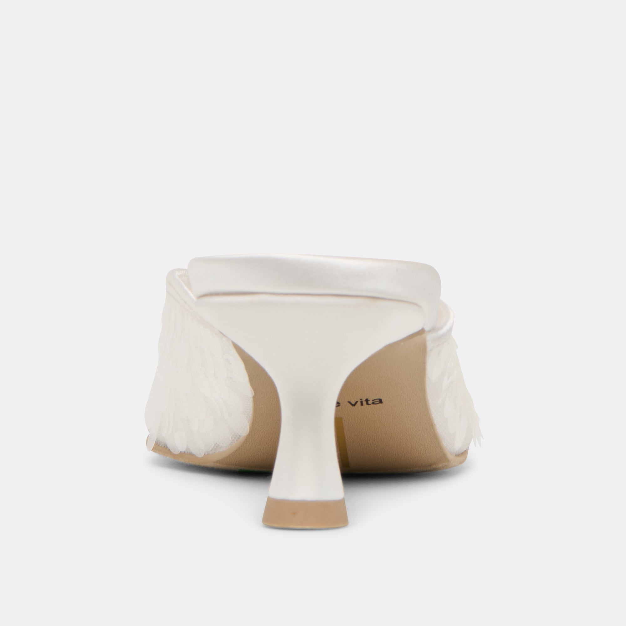 Cleo Ivory Sequin Heels | Women Dolce Vita
