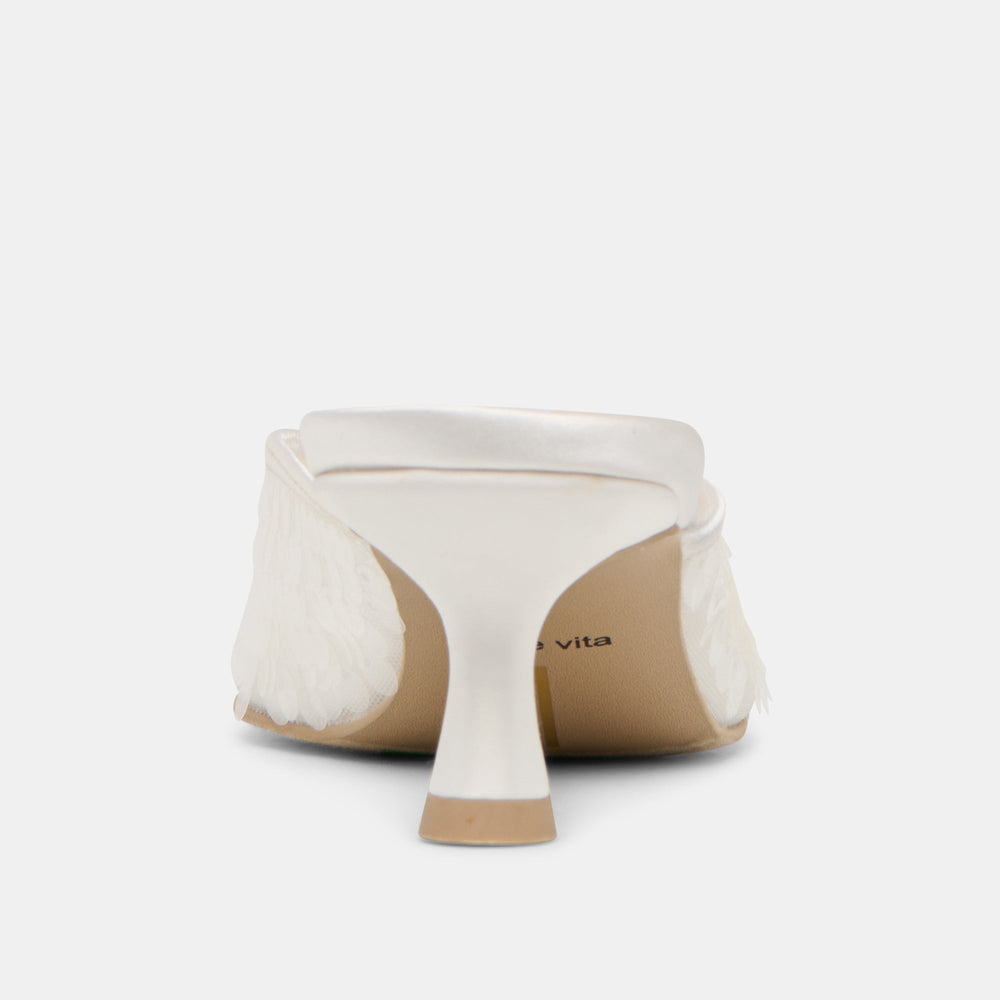 Cleo Ivory Sequin Heels | Women Dolce Vita