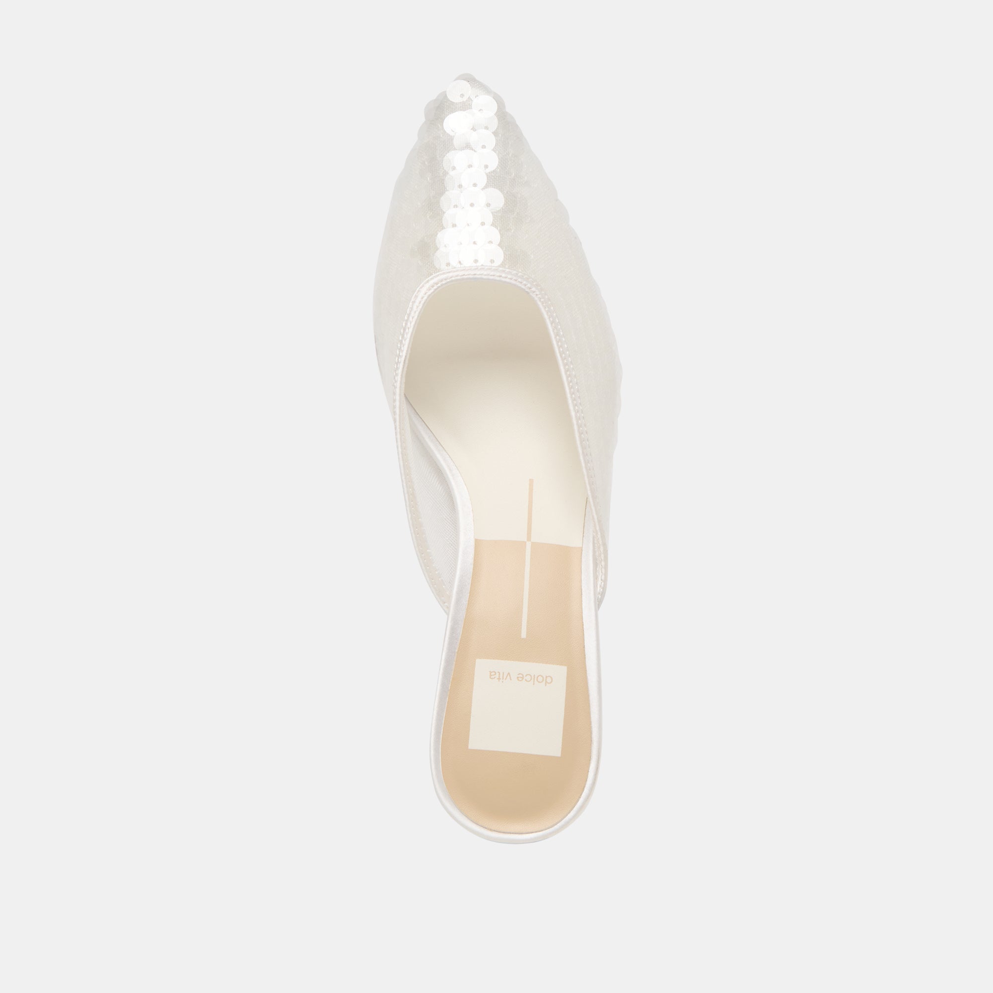 Cleo Ivory Sequin Heels | Women Dolce Vita