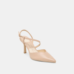Kamra Beige Leather Heels | Dolce Vita Women