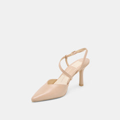 Kamra Beige Leather Heels | Dolce Vita Women