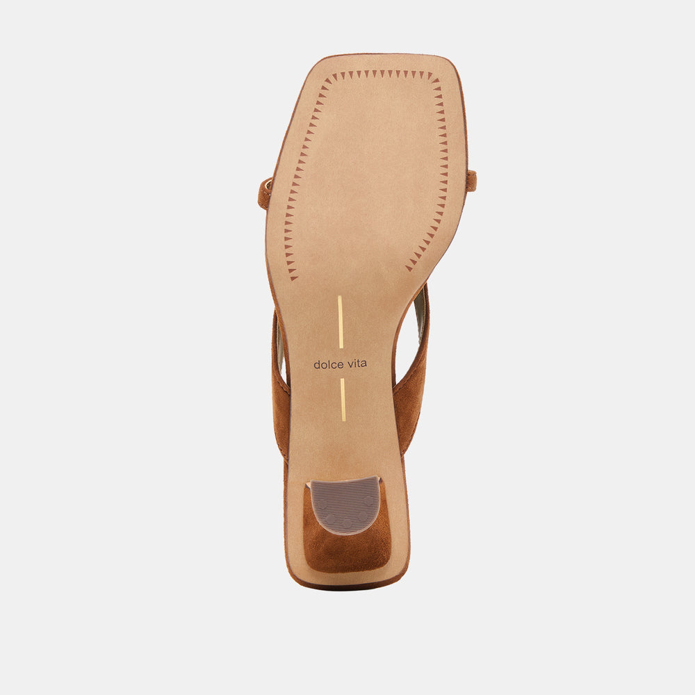Brevel Dk Brown Suede Heels | Women Dolce Vita