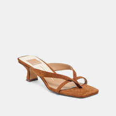 Brevel Dk Brown Suede Heels | Women Dolce Vita