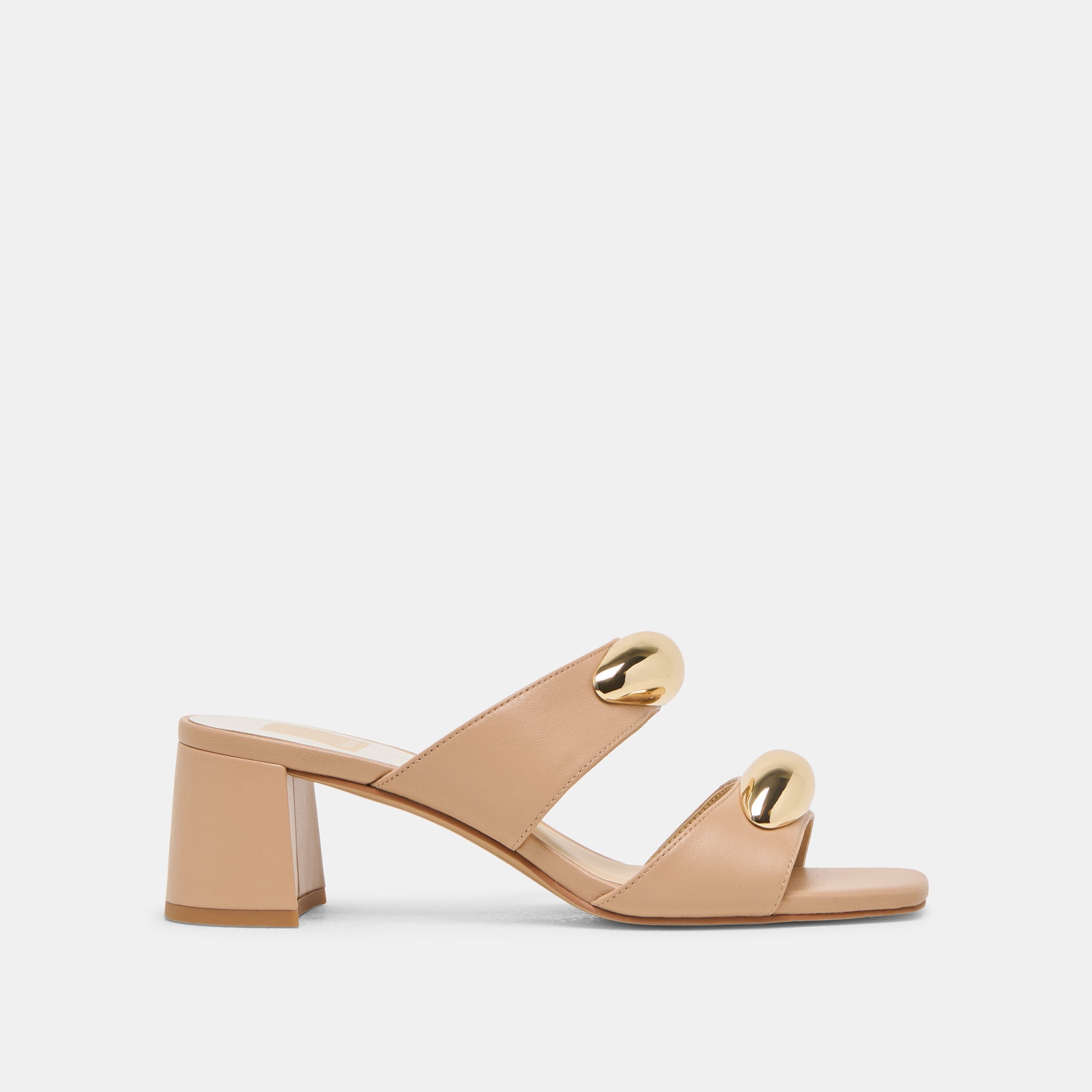 Barnet Light Tan Leather Heels | Women Dolce Vita
