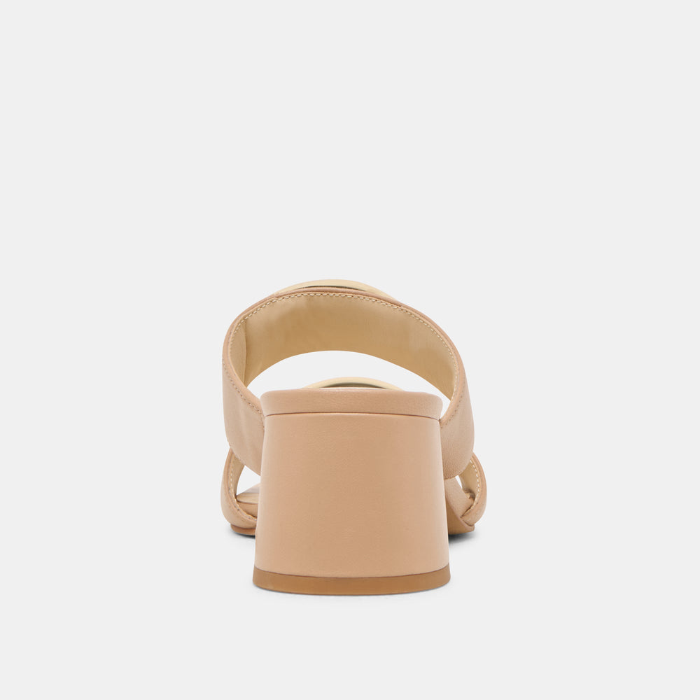 Barnet Light Tan Leather Heels | Women Dolce Vita