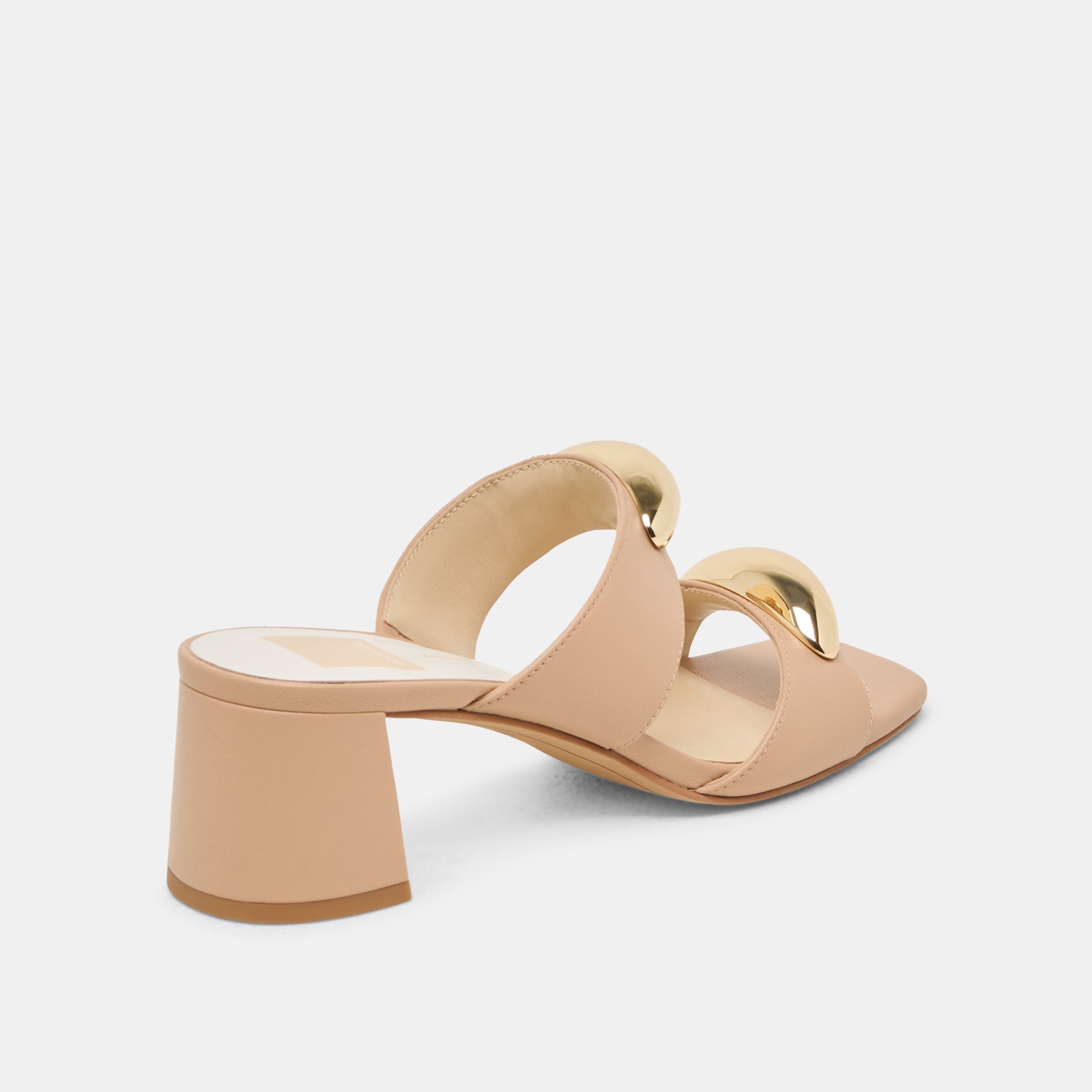 Barnet Light Tan Leather Heels | Women Dolce Vita