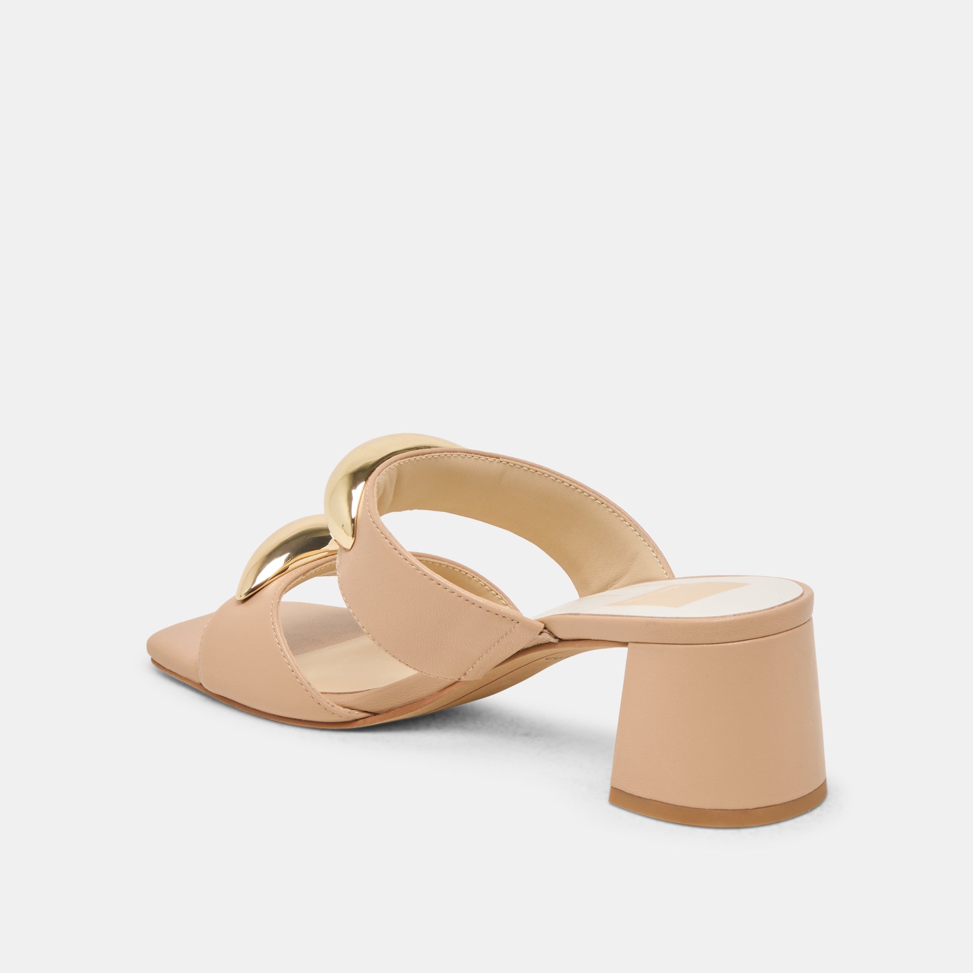 Barnet Light Tan Leather Heels | Women Dolce Vita