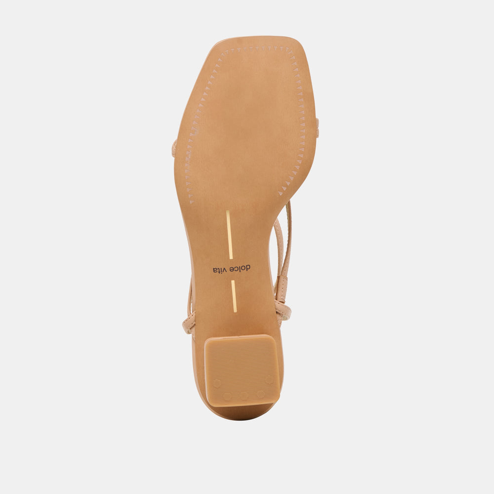 Karlos Lt Tan Leather Sandals | Dolce Vita Women