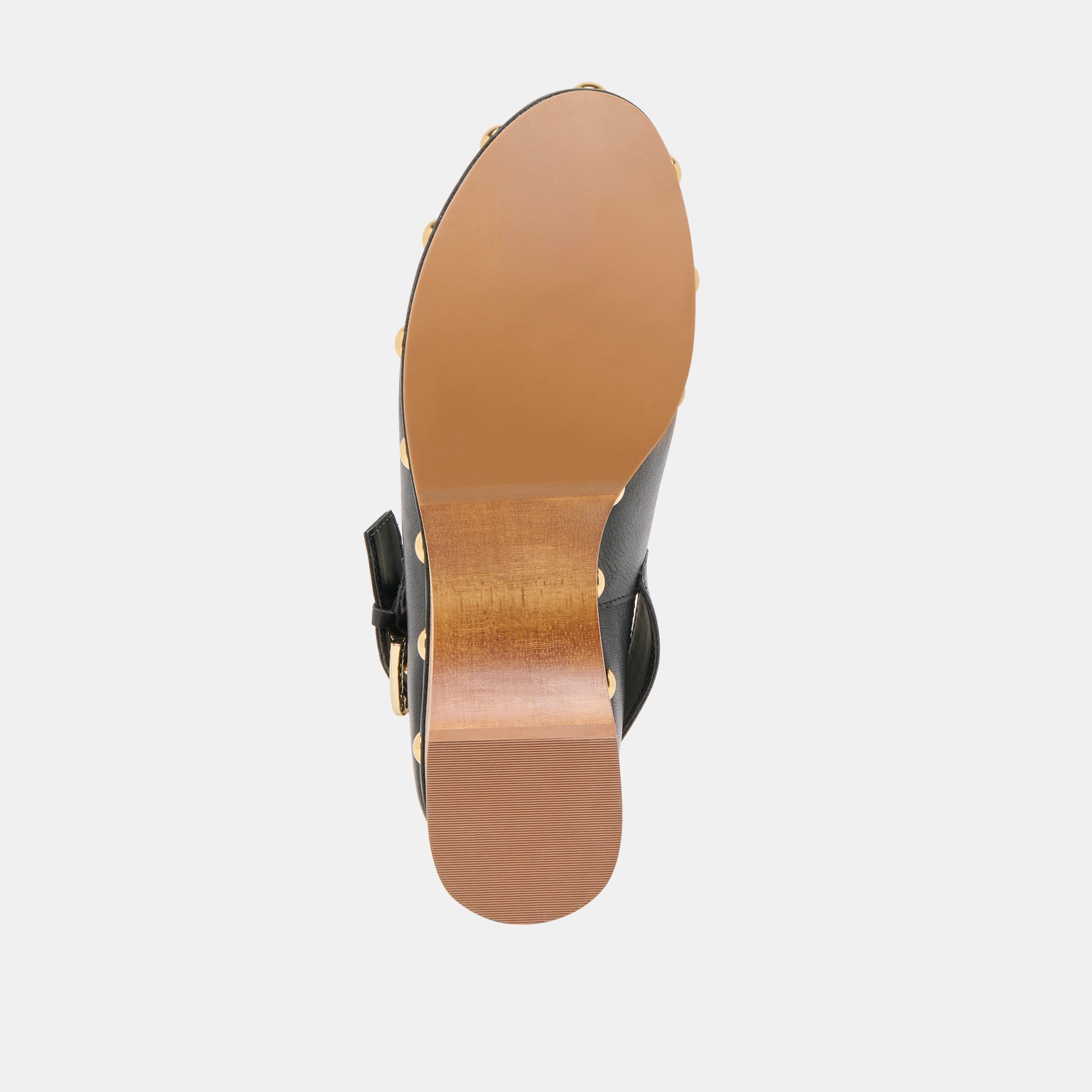 Adelan Black Leather Clogs | Women Dolce Vita