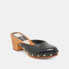 CAMYN HEELS BLACK LEATHER | Dolce Vita Women