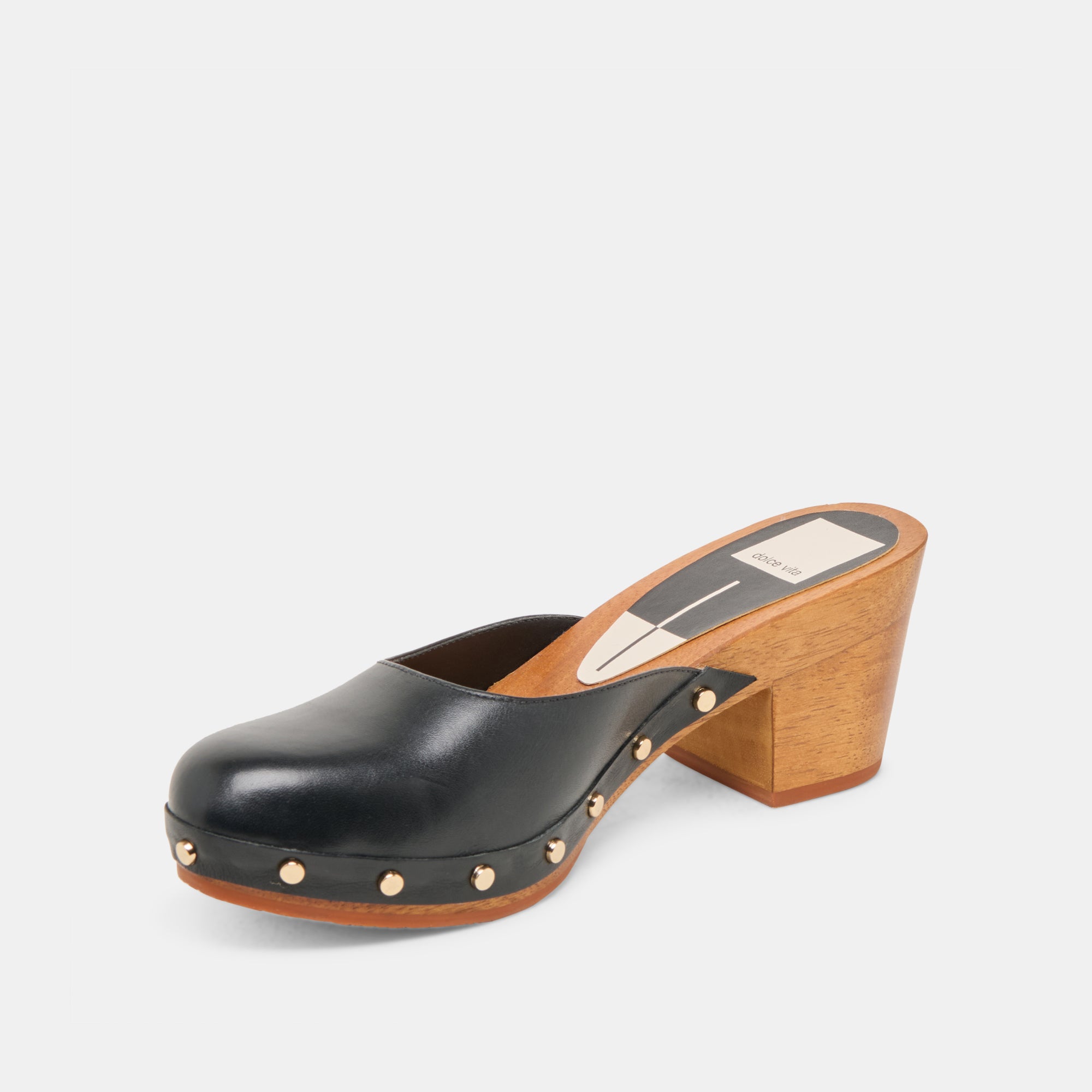 CAMYN HEELS BLACK LEATHER | Dolce Vita Women