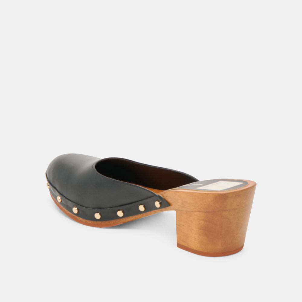 CAMYN HEELS BLACK LEATHER | Dolce Vita Women