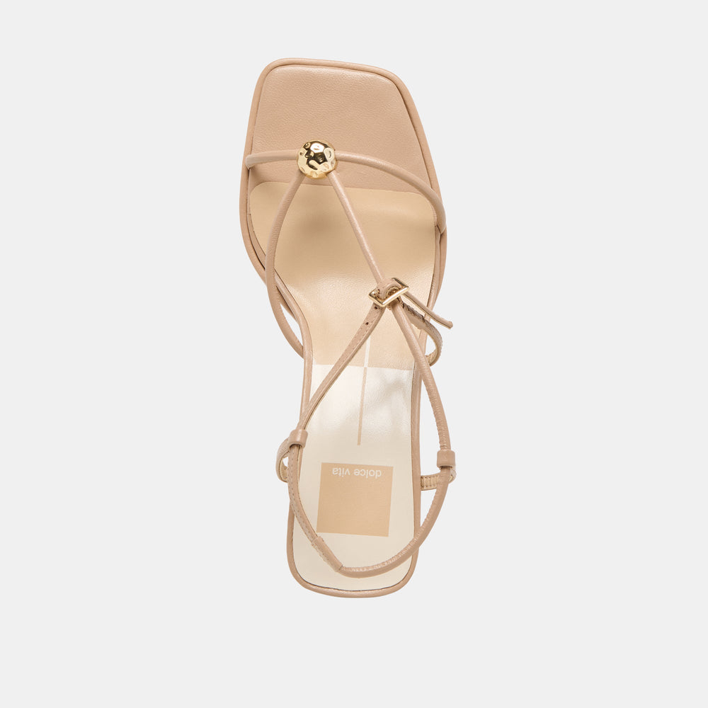 Mylee Light Tan Leather Heels | Dolce Vita Women
