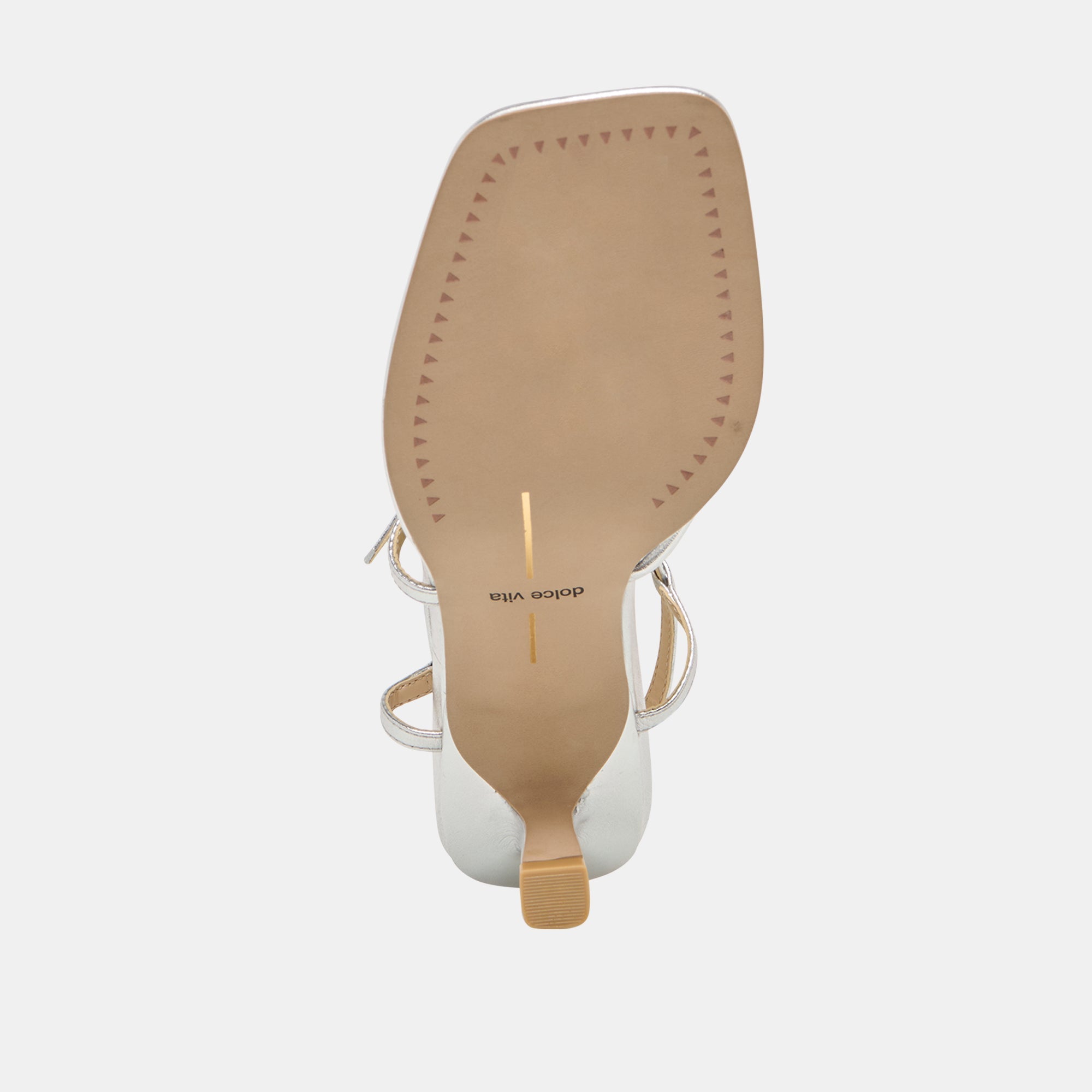 Mylee Silver Distressed Leather Heels | Women Dolce Vita