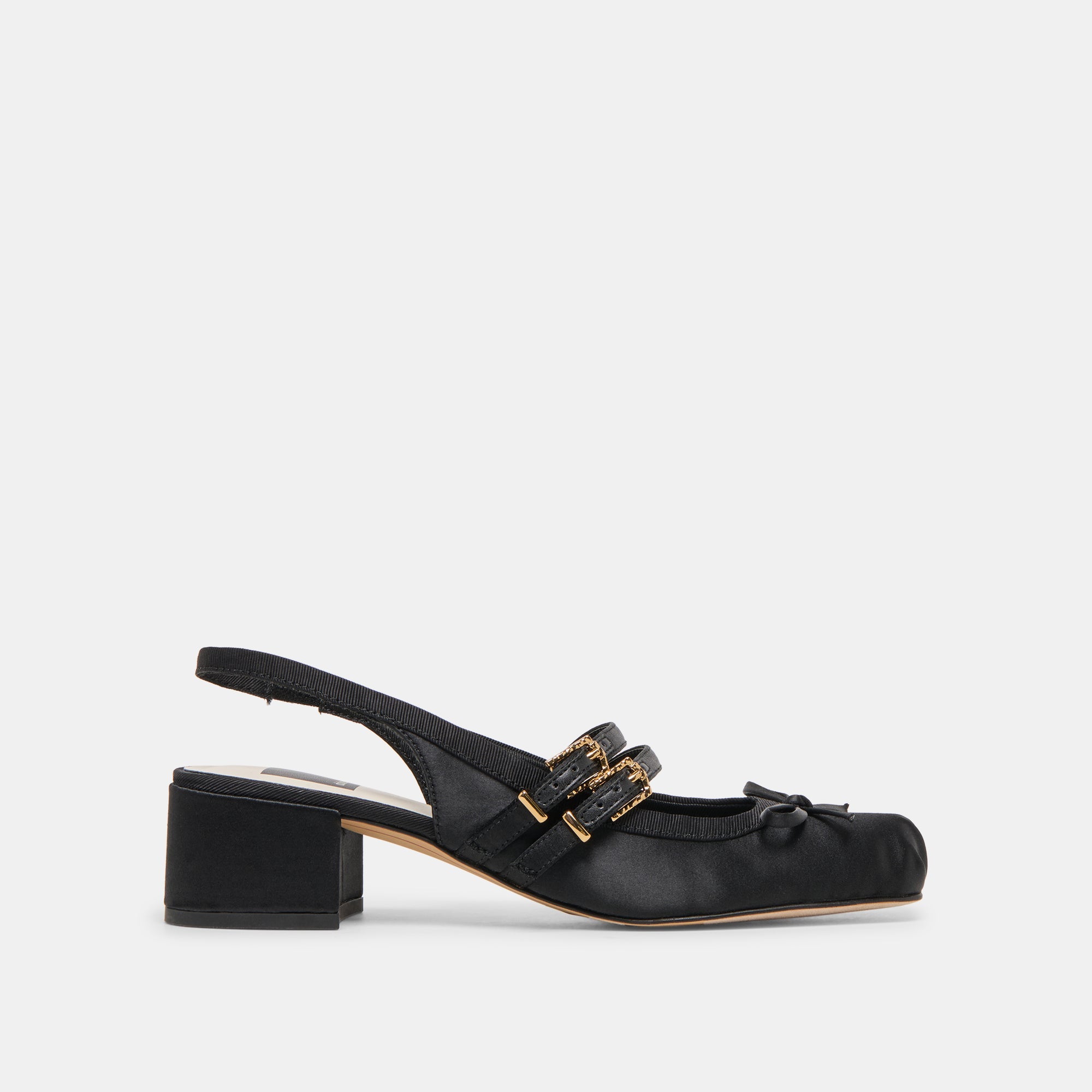 Loris Onyx Satin Heels | Dolce Vita Women