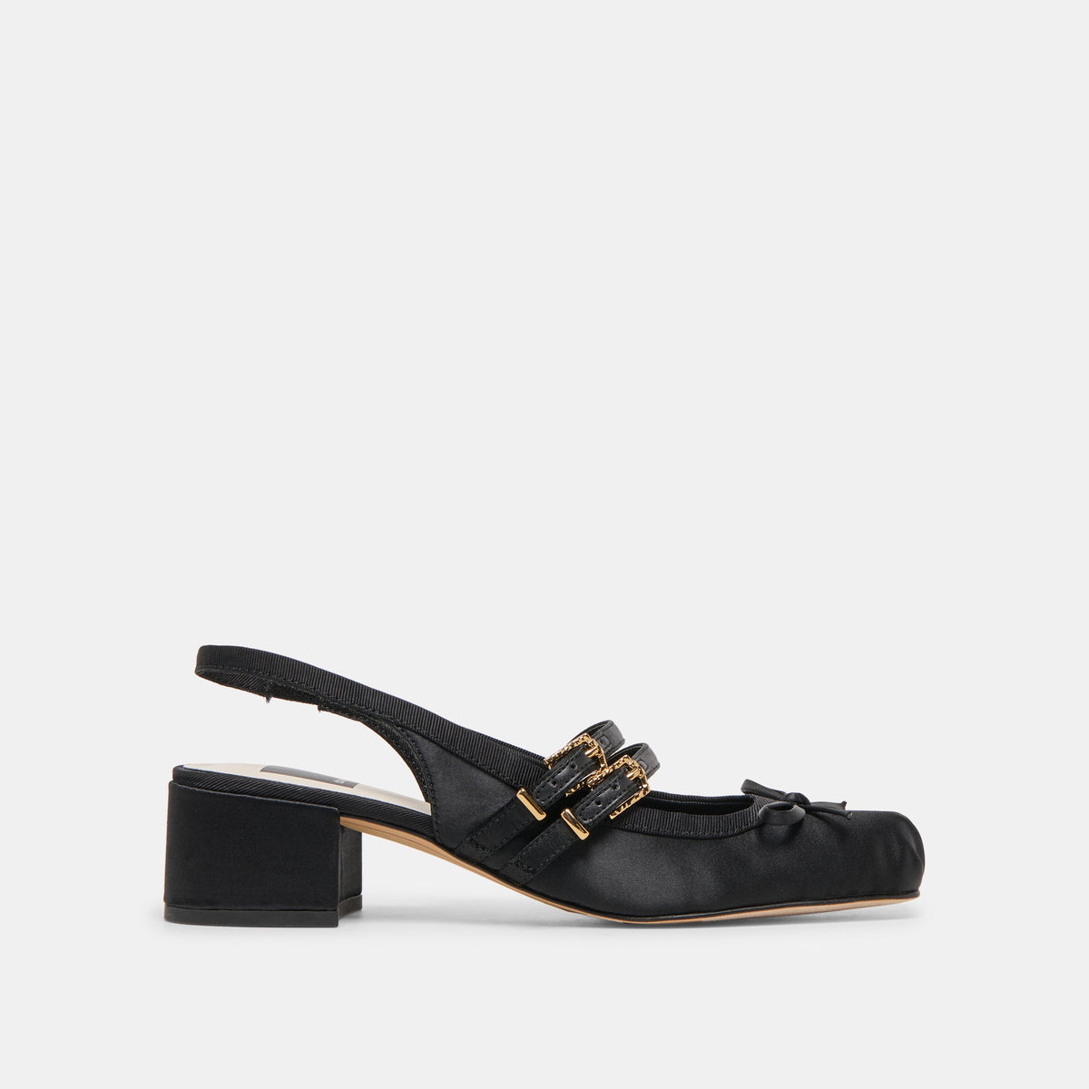 Loris Onyx Satin Heels | Dolce Vita Women
