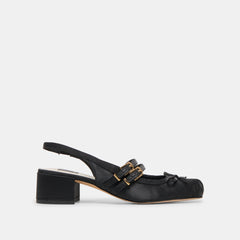 Loris Onyx Satin Heels | Dolce Vita Women