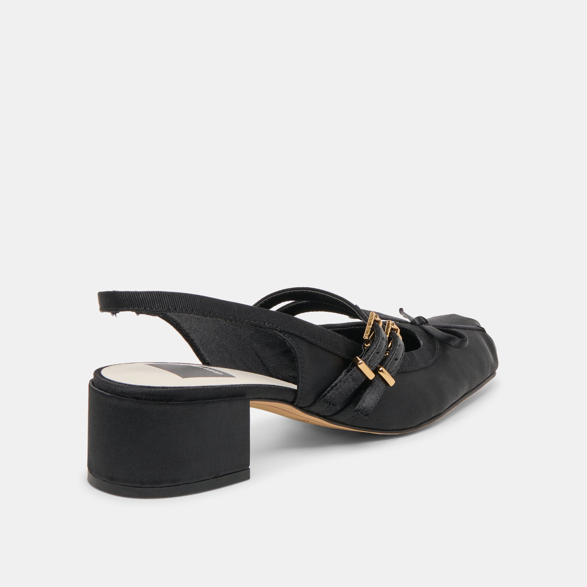 Loris Onyx Satin Heels | Dolce Vita Women