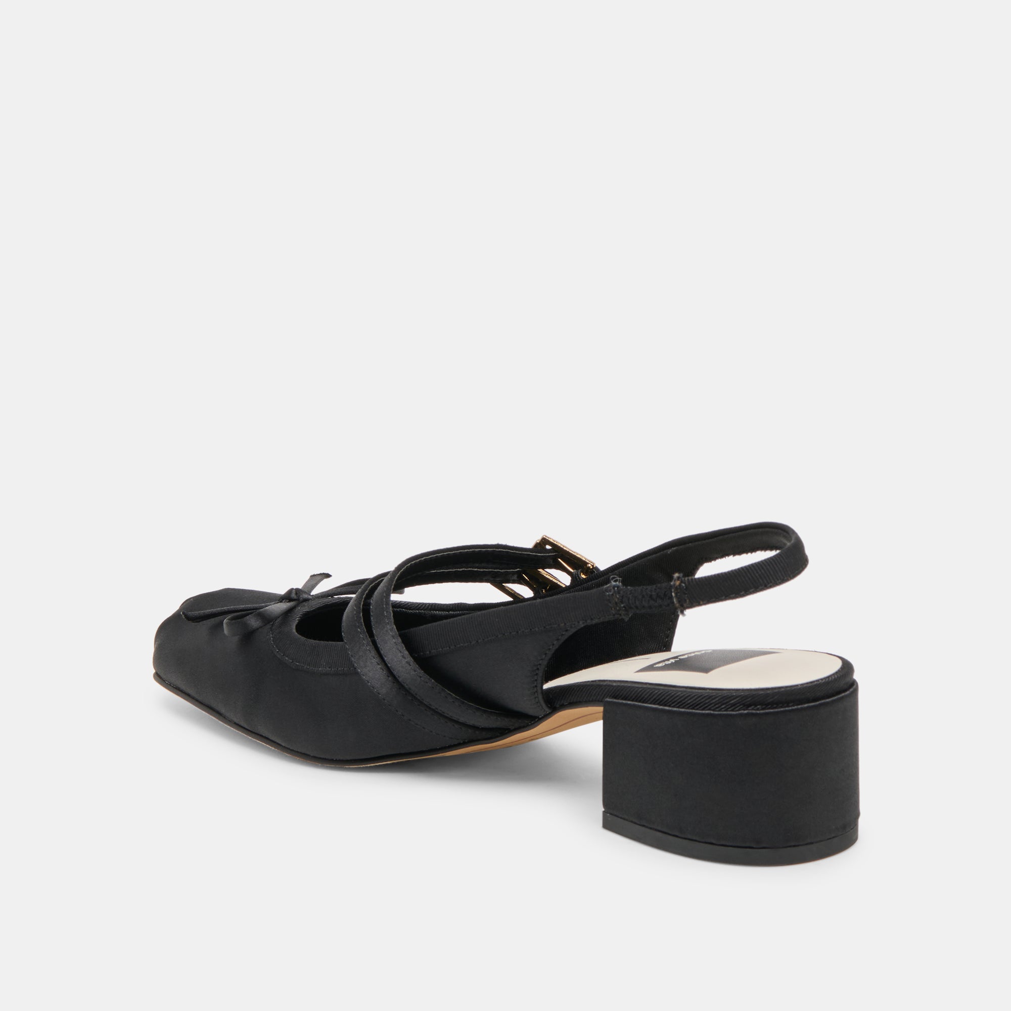 Loris Onyx Satin Heels | Dolce Vita Women