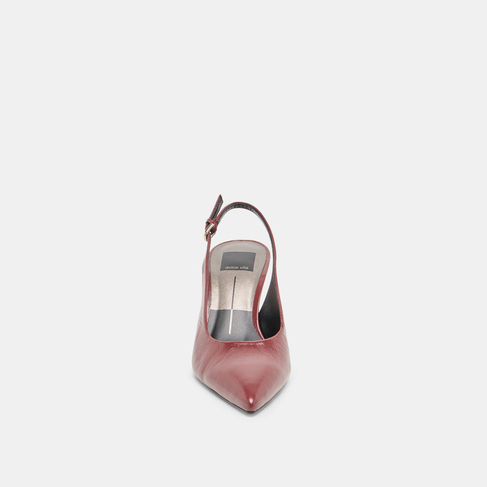 Elasi Oxblood Crinkle Heels | Dolce Vita Women