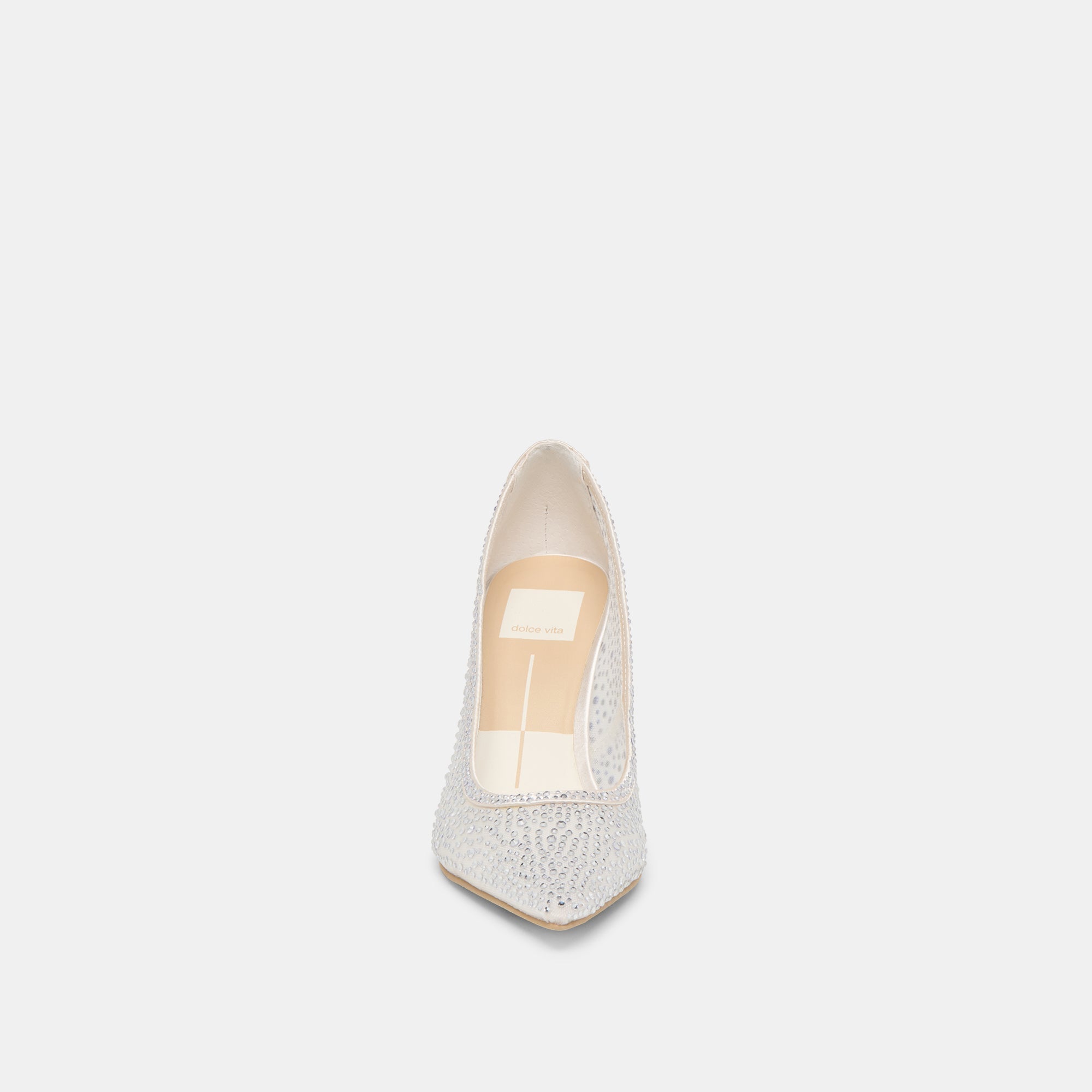 Kashe Crystal White Mesh Heels | Dolce Vita Women