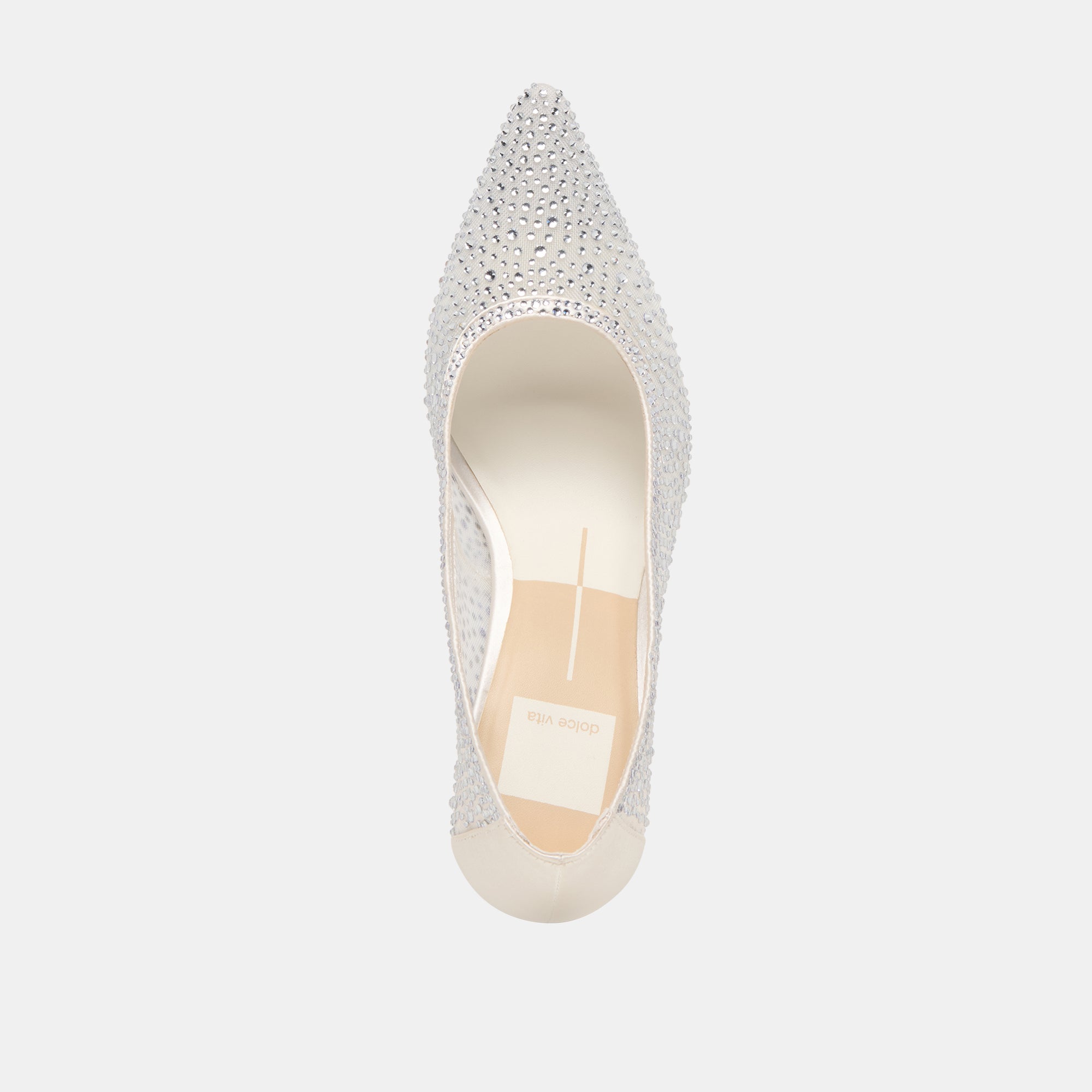 Kashe Crystal White Mesh Heels | Dolce Vita Women