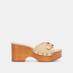YALAH HEELS LT NATURAL RAFFIA | Women Dolce Vita