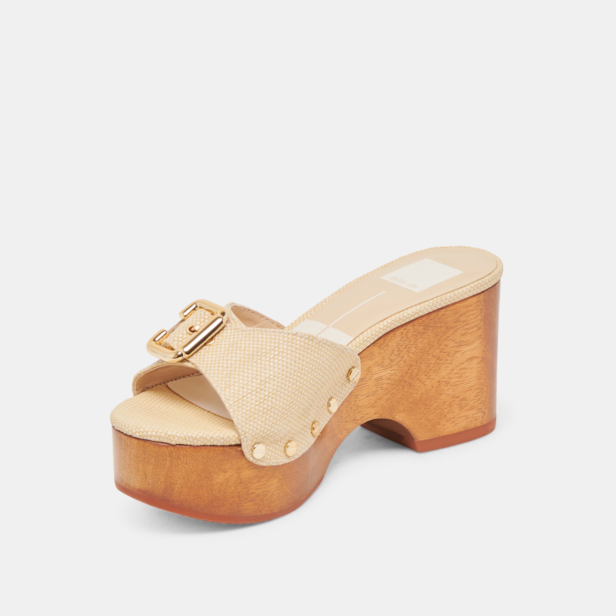 YALAH HEELS LT NATURAL RAFFIA | Women Dolce Vita